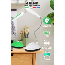 Maison Luré Taşınabilir Çok Renkli LED Masa Lambası, Güvenli ve Yönlendirilebilir Gövde Masa ve Gece Lambası