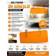 Maison Luré Nostaljik Turuncu Güneşlik, Evrensel ve Kolay Kullanımlı Oto Güneşlik Perde