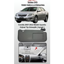 Maison Luré Toyota Corolla Sağ Güneşlik, ve Elektrikli, Gri Oto Güneşlik Perde