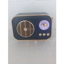 Maison Luré Bluetooth Hoparlör ve Mp3 Çalar, USB ve Tf Kart Desteği ile Kablosuz Ses Nostaljik Radyo