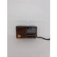 Maison Luré Bluetooth Radyo ve Mp3 Çalar ile Çok Fonksiyonlu Taşınabilir Hoparlör Nostaljik Radyo
