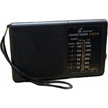 Maison Luré Mini Taşınabilir Am/fm Radyo ile Her An Müzik Keyfi Nostaljik Radyo