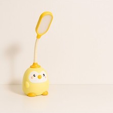 Maison Luré Ayarlanabilir Penguen Tasarımlı LED Masa Lambası, Göz Yormayan Işık Seçeneğ Masa ve Gece Lambası