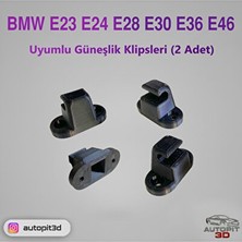 Maison Luré Bmw Serisi Uyumlu 2 Adet Güneşlik Klipsleri, Pratik ve Güvenli Kullanım Oto Güneşlik Perde