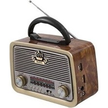 Maison Luré Klasik Kahverengi Nostaljik Radyo ile Müzik Keyfinizi Taçlandırın