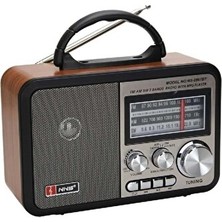 Maison Luré Orta Boy Retro Nostaljik Radyo, Ahşap Tasarım ve Taşınabilirlik