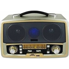 Maison Luré Nostaljik Tasarımlı Kemai Retro Radyo, Güçlü Ses ve Fm Nostaljik Radyo