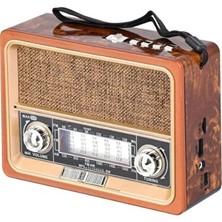 Maison Luré Fenerli 8 Bantlı Fm/sw/am Radyo ve Mp3 Çalar ile Müzik Keyfi Nostaljik Radyo