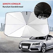 Maison Luré Katlanabilir Araç Ön Cam Güneşlik Şemsiye ile Güneşten Koruma Oto Güneşlik Perde