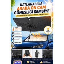 Maison Luré Premium Katlanabilir Güneşlik Şemsiye, Sıcaklık ve Güneş Koruyucu Oto Güneşlik Perde