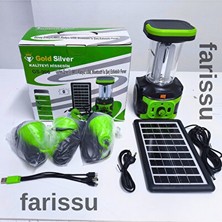 Maison Luré Güneş Enerjili Çok Fonksiyonlu Fener Bluetooth ve Radyo Güneş Paneli