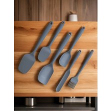 Empressco 6'lı Yanmaz Yapışmaz Silikon Spatula Seti