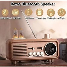 Maison Luré Taşınabilir Retro Bluetooth Hoparlör ile Zarif Ses Deneyimi Nostaljik Radyo