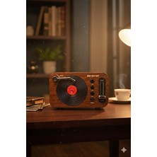 Maison Luré Multifonksiyonel Nostaljik Radyo ve Bluetooth Hoparlör, Hafıza Kartı Destek