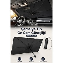Maison Luré Katlanabilir Şemsiye Tip Ön Cam Güneşlik, Araç Park Gölgelik Oto Güneşlik Perde