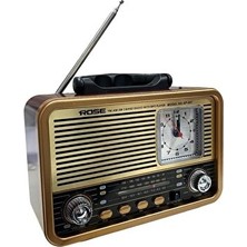 Maison Luré Retro Tarz Nostaljik Radyo, Usb, Sd ve Bluetooth Destekli Şarjlı Tasarım