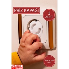 Maison Luré Priz Güvenlik Kapağı Bebek ve Çocuklar Için 1 Adet Koruyucu ve Kilit