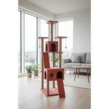 Maison Luré Çok Amaçlı Kedi Tırmalama Evi, Eğlence ve Tırnak Bakımı Bir Arada Kedi Tırmalaması