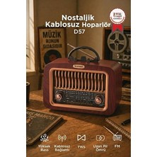 Maison Luré Kablosuz Bluetooth Radyo ve Retro Radyo Tasarımı Nostaljik Radyo