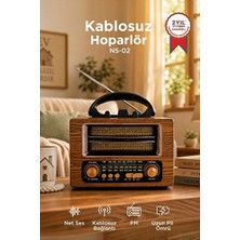 Maison Luré Altın Renkli Nostaljik Radyo ve Bluetooth Hoparlör, Şık Tasarım