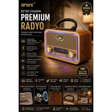 Maison Luré Klasik Görünümde Bluetooth ve Mp3 Destekli Retro Radyo Nostaljik Radyo