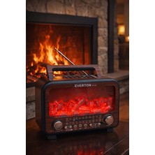 Maison Luré Taşınabilir Solar Panel Radyo ile Her Yerde Müzik Nostaljik Radyo