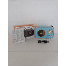 Maison Luré Parlak Kaplamalı Nostaljik Retro Radyo ve Bluetooth Hoparlör Nostaljik Radyo