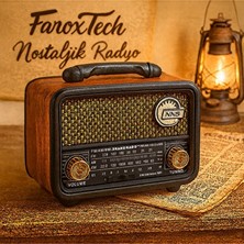 Maison Luré Çok Fonksiyonlu Şarjlı Nostaljik Radyo Fm, Mp3, Bluetooth ve Aux
