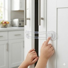 Maison Luré Bebek Güvenliği Için Iz Bırakmaz Dolap ve Çekmece Kilitleri, Çok Amaçlı Set Koruyucu ve Kilit