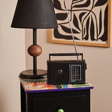 Maison Luré Klasik Siyah Nostaljik Radyo ile Eski Günleri Anımsayın