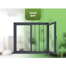 Maison Luré Pratik Uzun Pencere Korkuluğu, Ayarlanabilir ve Güvenli Tasarım Koruyucu ve Kilit