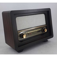 Maison Luré Nostaljik Radyo ve Pil Adaptör Seti: Eski Tarz Müzik Keyfi ve Pratik Kullan