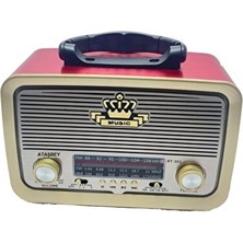 Maison Luré Bluetooth ve USB Destekli Nostaljik Radyo - Çok Yönlü Müzik Kutusu