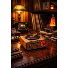 Maison Luré 1500MAH Bataryalı Nostaljik 3 Bant Radyo ve Müzik Çalar, Taşınabilir ve Kul Nostaljik Radyo