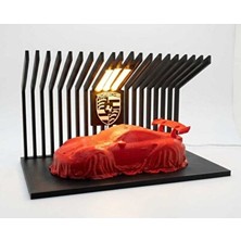 Maison Luré 3D Porsche Masa Lambası ile Şık ve Modern Çalışma Alanı Masa ve Gece Lambası