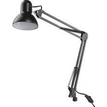 Maison Luré Modern Siyah Metal Gövdeli Masa Lambası Masa ve Gece Lambası