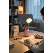 Maison Luré Kalemli ve Kalemtıraşlı Kitap Okuma & Gece Lambası, Fonksiyonel ve Şık Tasa Masa ve Gece Lambası