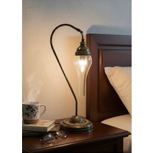Maison Luré Otantik Deveboynu Gaz Lambası, Retro ve Dekoratif Masa Lambası Masa ve Gece Lambası