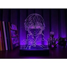 Maison Luré Tokyo Ghoul Ken Kaneki Temalı Masa Lambası, Şık ve Modern Tasarım Masa ve Gece Lambası