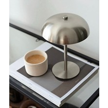 Maison Luré Modern Gümüş Renkli Masa Lambası ile Şık Aydınlatma Masa ve Gece Lambası
