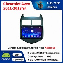 Conio Chevrolet Aveo 2011-2013 Yıl Uyumlu 1GB Ram 16GB Rom Hafıza Android Kablosuz Carplay Navigasyon Multimedya 9 Inç Ekran Hediye Görüş Kamerası Hediye Çerçevesi