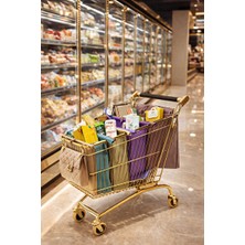 Maison Luré Çok Bölmeli Çevre Dostu Yeniden Kullanılabilir Organizer Çanta Pazar Arabası & Çantası