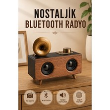 Maison Luré Bluetooth Bağlantılı Nostaljik Radyo, Şarjlı ve Yüksek Ses Kaliteli Sinema Sistemi