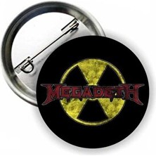 Maison Luré Metal Tasarımlı Megadeth Temalı Rozet