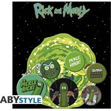 Maison Luré Rıck And Morty Rozet Seti - Eğlenceli ve Koleksiyonluk Tasarım