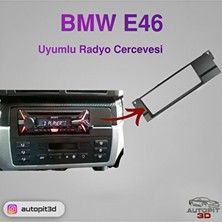 Maison Luré Bmw Şık Radyo Çerçevesi, Modern Tasarım ve Kolay Montaj Torpido Aksesuar