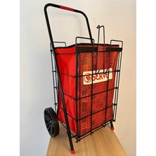 Maison Luré Servet Telli Katlanabilir Pazar Arabası Pazar Arabası & Çantası