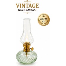 Maison Luré Nostaljik Cam Gaz Lambası ve Retro Masa Dekorasyonu Masa ve Gece Lambası