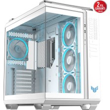 Asus Tuf Gamıng GT502 Horızon Gaming Mid-Tower Pc Kasası Beyaz / 90DC0093-B19010