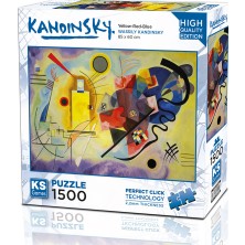 Ks Games Yellow Red Blue 1500 Parça Puzzle 22033